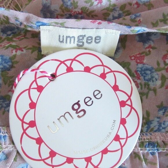 Umgee Tank Top Floral Lace Cottagecore Peasant Cami - Picture 6 of 8